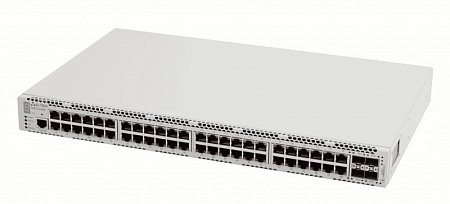 Ethernet-коммутатор MES2348B, 48 портов 10/100/1000 Base-T, 4 порта 10GBase-X (SFP+)/1000Base-X (SFP), L2+, 220V AC, 12V DC MES2348B_AC