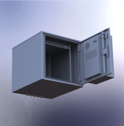 Климатический навесной шкаф ШКК 13U-700-750 с кондиционером