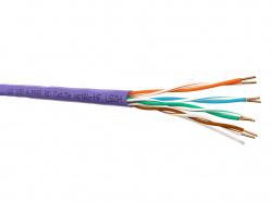 Кабель LC UTP4 cat.5е, одножильный / 305м / Cu / нг(А)-HF LSZH - малодымный, не содержащий галогенов