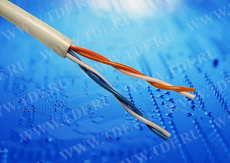 Кабель LC UTP2 cat.5e, одножильный, CCA, на отрез (1 метр)