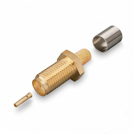 Штекер SMA-female обжимной на RG58