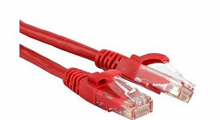 Патч-корд UTP4 cat.6, 2.0м, BC, красный, литой коннектор N.BC.UTP.6-2.0m-4