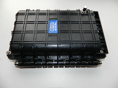 Оптическая тупиковая муфта, аналог  GJS 6005, горизонтальная, 24/48 волокон 